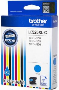BROTHER LC525XLC INK 1.3K CYAN ORIGINAL
