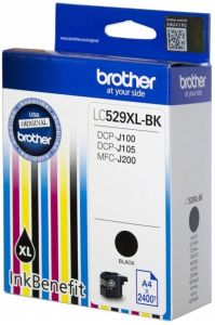 BROTHER LC529XLBK INK 2.4K BLACK ORIGINAL