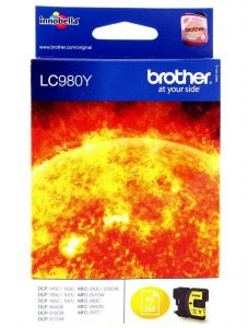 BROTHER LC980YBP INK DCP145C YELL BLIS ORIGINAL