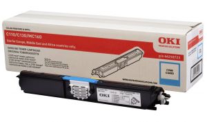 OKI TONER C110/130/MC160 CYAN 1.5K ORIGINAL