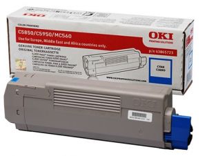 OKI TONER C5850/C5950 CYAN 6K ORIGINAL