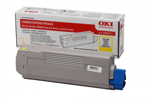 OKI TONER C5850/C5950 YELLOW 6K ORIGINAL