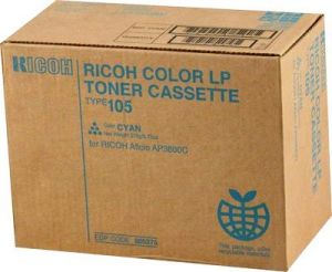 RICOH TYPE105 TONER CYAN AP3800C 10000PG ORIGINAL