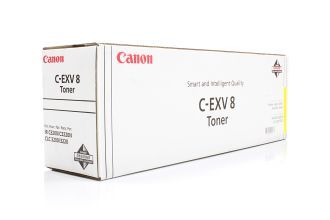 Original Canon 7626A002 / CEXV8 Toner Yellow