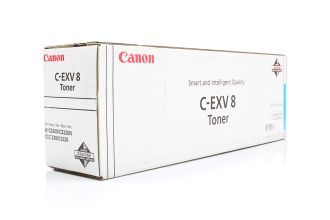 Original Canon 7628A002 / CEXV8 Toner Cyan