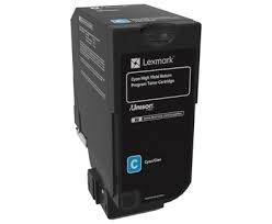 Lexmark 74C2HC0 Toner Cyan HYR 12K Original