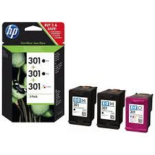 HP E5Y87EE INK 301 BLK(2)/TRI-COL(1) 3PK Original