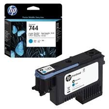 HP F9J86A 744 PRINTHEAD PHOTO BLK CYAN Original