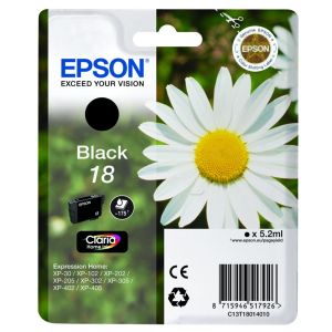 EPSON T18014012 INK 18 CLARIA BLACK Original