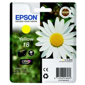 Epson T18044010 INK 18 DAISY YEL SGPK Original