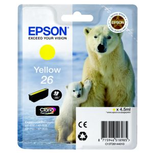 Epson T26144010 INK 26 CLARIA Yellow Original