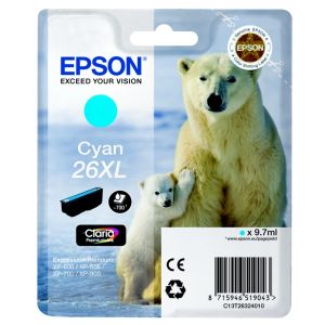 Epson T26324010 INK 26XL CLARIA Cyan Original