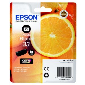 EPSON T33414010 INK PH BK 33 CLARIA PREM Original