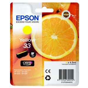 EPSON T33444012 INK 33 CLARIA YELLOW Original