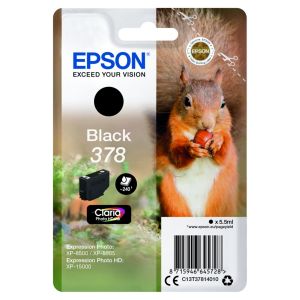 EPSON T37814010 INK 378 SQUIR BLK 5.5ML Original