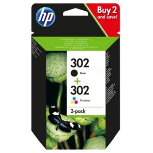 HP X4D37AE INK 302 COMBO 2 PACK Original