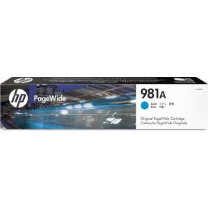 Original HP J3M68A / 981A Ink Cyan