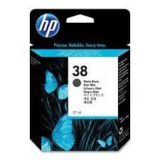 HP C9412A INK 38 Matte Black PIGMENT Original