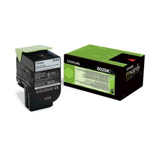 Toner Original Lexmark 80C2SK0 802SK SRET BK 2.5K