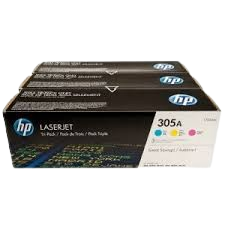 HP CF370AM Toner 305A TRI-PACK CMY Original