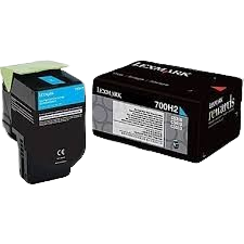 Lexmark 70C0H20 Toner 700H2 HIGH CYA 3K Original
