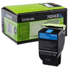 Lexmark 70C2HCE Toner 702HCE CORP Cyan 3K Original