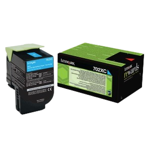 Lexmark 70C2XC0 Toner 702XC EXHGR CYA 4K Original