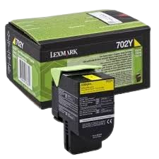 Lexmark 70C2XYE Toner 702XYE CORP Yellow 4K Original