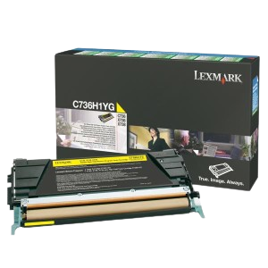 Lexmark C736H1YG Toner HYRET YEL 10K Original