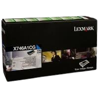 Lexmark X746A1CG Toner X746/48 RET CYA Original