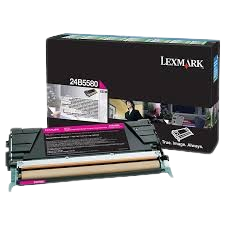 Original Lexmark 24B5580 Toner Magenta