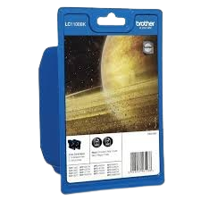Brother LC1100BKBP INK BLISTER PACK BK Original