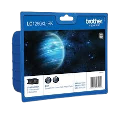 Brother LC1280XLBKBP2 INK MFCJ6910DW BK Original
