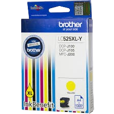 Brother LC525XLY INK 1.3K Yellow Original