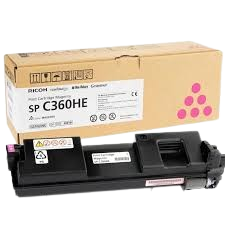 Original Ricoh 408186 / SPC360HE Toner Magenta