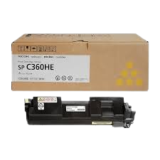 Original Ricoh 408187 / SPC360HE Toner Yellow