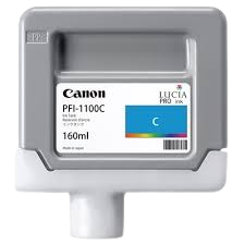 Canon PFI1100C INK TANK PFI-1100 Cyan Original