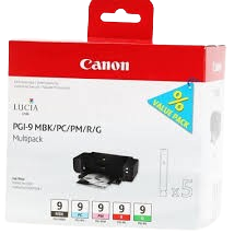 Canon PGI9MULTI2 INK MX7600 MBK/PC/PM/R/ Original