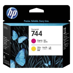HP F9J87A 744 PRINTHEAD MAGENTA YELLOW Original