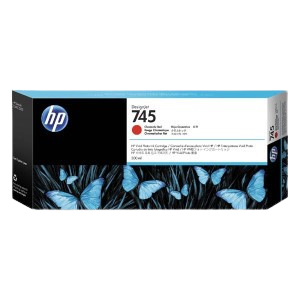 HP F9K06A 745 INK 300-ML CHROMATIC RED Original