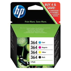 HP N9J73AE INK 364 CMYK COMBO 4-PACK Original
