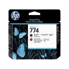 HP P2V97A PRINTHEAD 774 MATTE BLK/CH RED Original