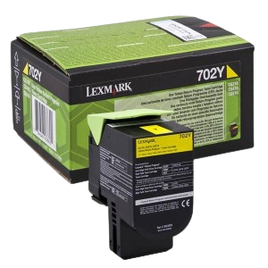 Lexmark 70C20Y0 Toner 702Y RET YEL 1K Original