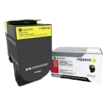 Lexmark 73B0040 Toner CS/CX 827 Yellow Original