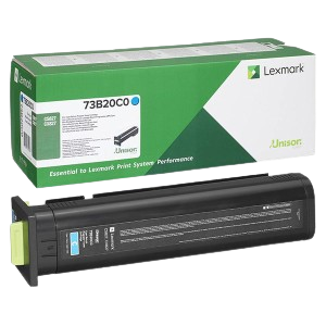 Lexmark 73B20C0 Toner RET CS/CX 827 Cyan Original