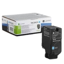 Lexmark 74C20C0 Toner Cyan RET PROGRAM 3K Original