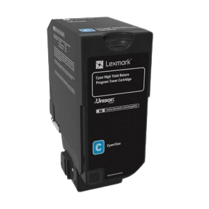 Lexmark 74C2HC0 Toner Cyan HYR 12K Original