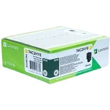 Lexmark 74C2HYE Toner Yellow HY CORPORATE Original