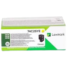 Lexmark 74C2SYE Toner CRT CORP CS72X YEL Original