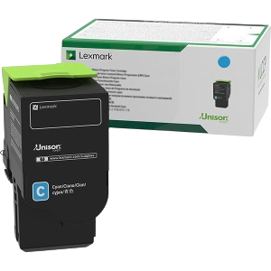 Lexmark 78C2XC0 Toner EX HI RET Cyan 5K Original
